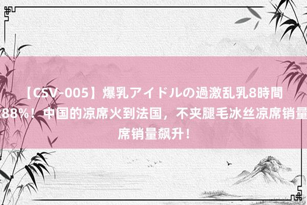 【CSV-005】爆乳アイドルの過激乱乳8時間 大涨288%！中国的凉席火到法国，不夹腿毛冰丝凉席销量飙升！