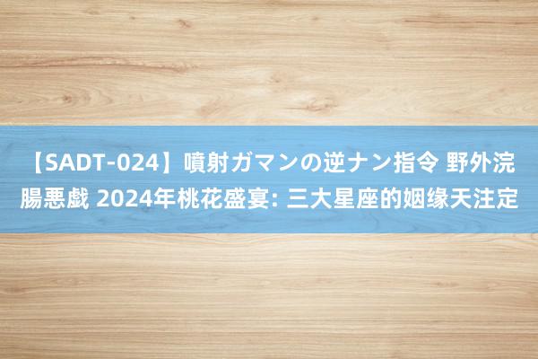 【SADT-024】噴射ガマンの逆ナン指令 野外浣腸悪戯 2024年桃花盛宴: 三大星座的姻缘天注定