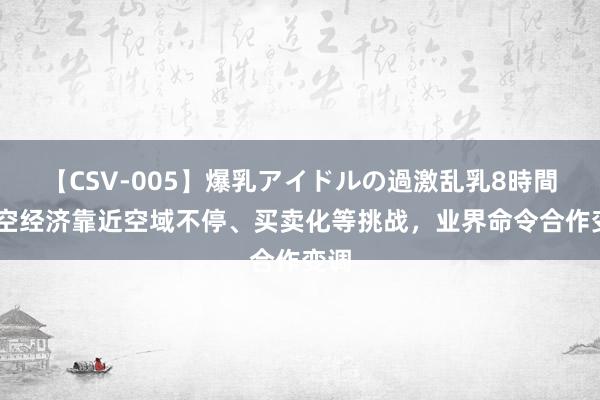 【CSV-005】爆乳アイドルの過激乱乳8時間 低空经济靠近空域不停、买卖化等挑战，业界命令合作变调