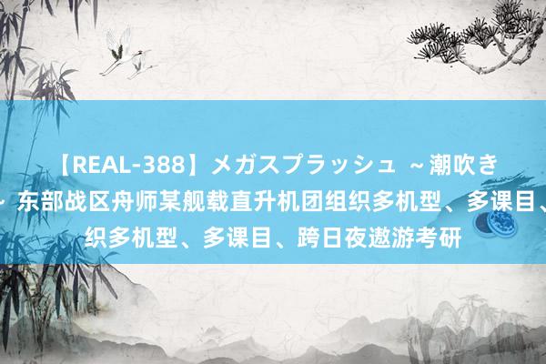 【REAL-388】メガスプラッシュ ～潮吹き絶頂スペシャル～ 东部战区舟师某舰载直升机团组织多机型、多课目、跨日夜遨游考研